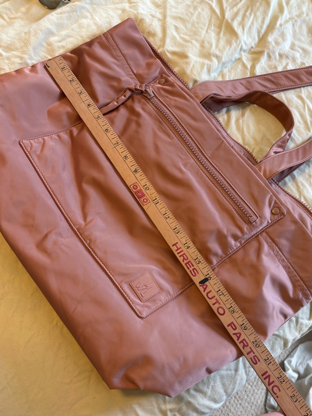 Madewell MWL (Re)sourced Tote Bag in Pink or Rose Gold - Picture 4 of 8